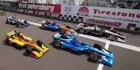 Felix Rosenqvist, Ryan Hunter-Reay, Josef Newgarden, Scott Dixon, Alexander Rossi