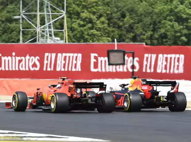 Charles Leclerc, Max Verstappen Titel-Bild zur News: Charles Leclerc, Max Verstappen