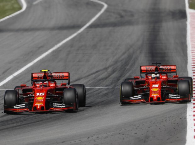 Charles Leclerc, Sebastian Vettel Charles Leclerc, Sebastian Vettel