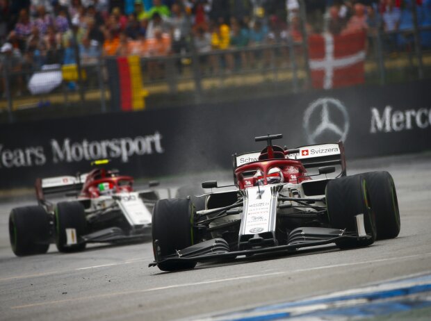 Titel-Bild zur News: Kimi Räikkönen, Antonio Giovinazzi