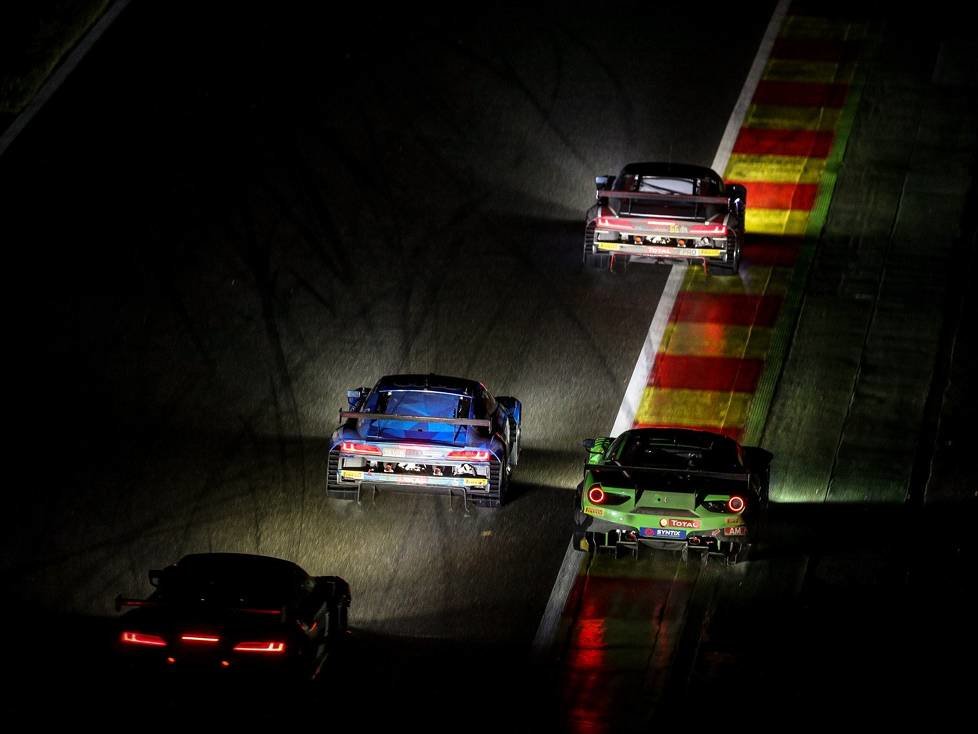 24h Spa, Regen, Nacht, Verkehr