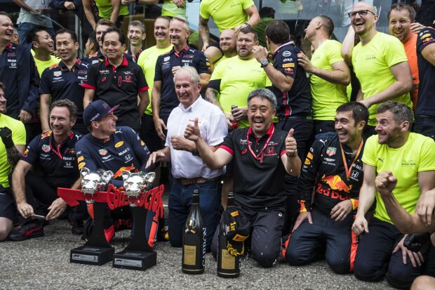 Max Verstappen Helmut Marko Red Bull Aston Martin Red Bull Racing F1 ~Max Verstappen (Red Bull) und Helmut Marko ~ 