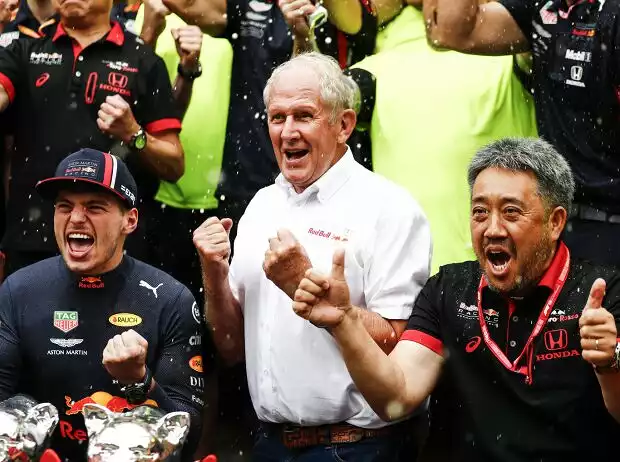 Max Verstappen, Helmut Marko Titel-Bild zur News: Max Verstappen, Helmut Marko
