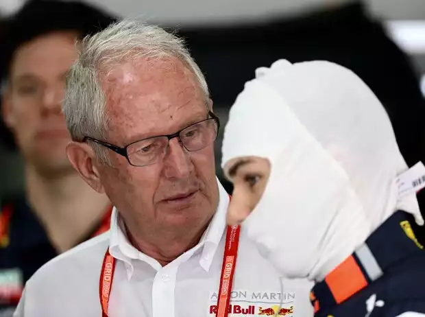 Helmut Marko und Pierre Gasly Titel-Bild zur News: Helmut Marko und Pierre Gasly