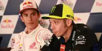 Bild zum Inhalt: Marc Marquez glaubt: "Rossi wird weitermachen"