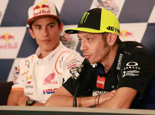 Marc Marquez, Valentino Rossi Titel-Bild zur News: Marc Marquez, Valentino Rossi