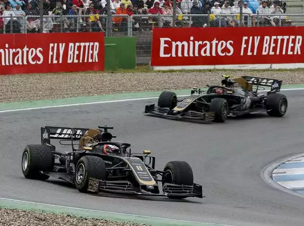 Romain Grosjean, Kevin Magnussen Titel-Bild zur News: Romain Grosjean, Kevin Magnussen