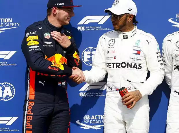 Max Verstappen, Lewis Hamilton, Valtteri Bottas Titel-Bild zur News: Max Verstappen, Lewis Hamilton, Valtteri Bottas