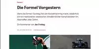 Kommentar "Formel Vorgestern" auf 'Zeit online'