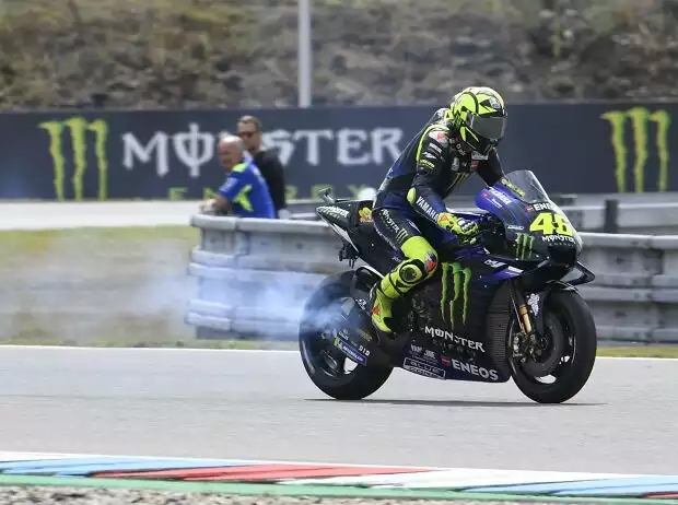 Motorschaden: Valentino Rossi Titel-Bild zur News: Motorschaden: Valentino Rossi