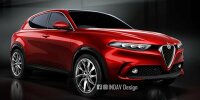 2021 Wiedergabe der Alfa Romeo Tonale-Produktionsversion