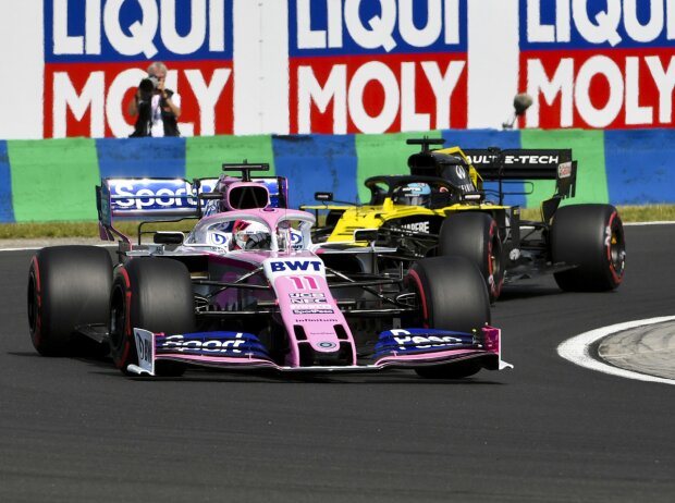 Titel-Bild zur News: Sergio Perez, Daniel Ricciardo