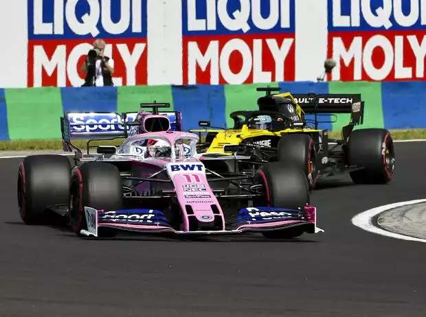 Sergio Perez, Daniel Ricciardo Titel-Bild zur News: Sergio Perez, Daniel Ricciardo
