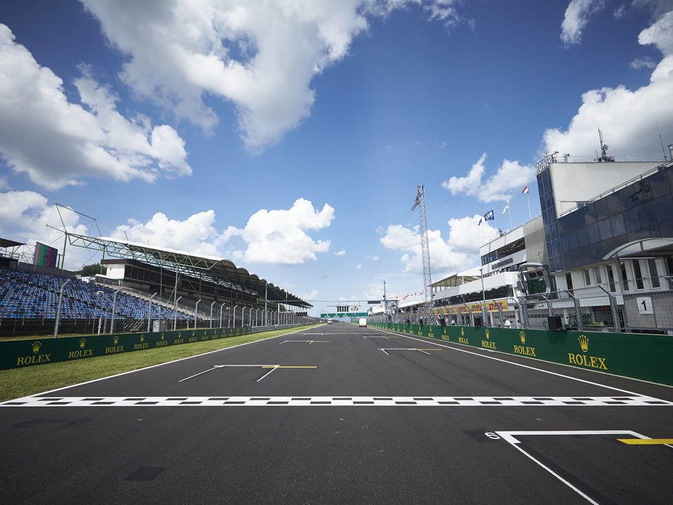 Start/Ziel-Gerade auf dem Hungaroring