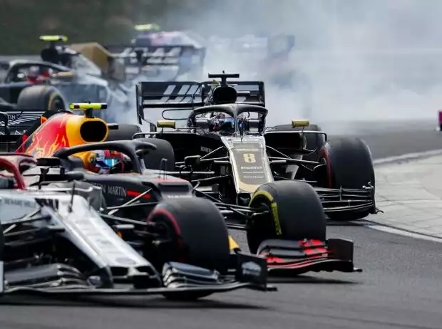 Titel-Bild zur News: Kimi Räikkönen, Pierre Gasly, Romain Grosjean