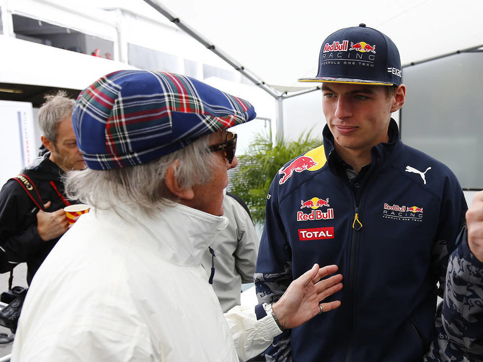 Jackie Stewart, Max Verstappen, Christian Horner
