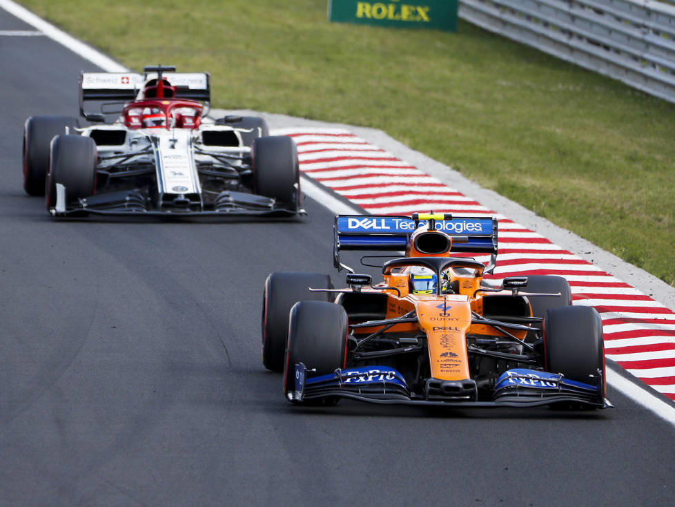 Lando Norris, Kimi Räikkönen, Pierre Gasly