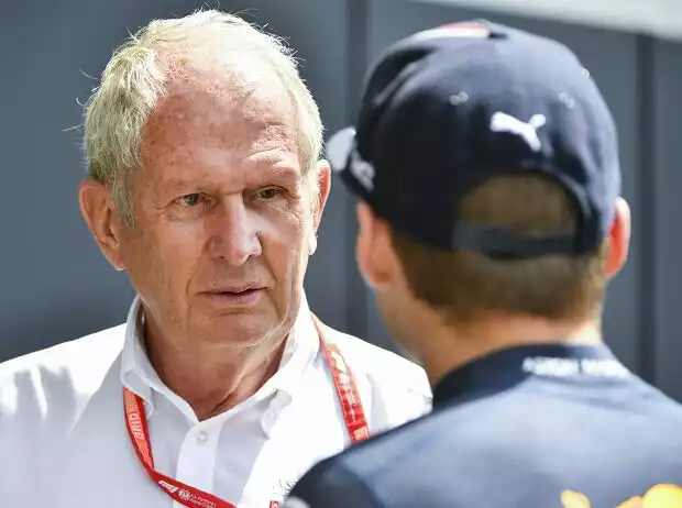 Titel-Bild zur News: Helmut Marko, Max Verstappen