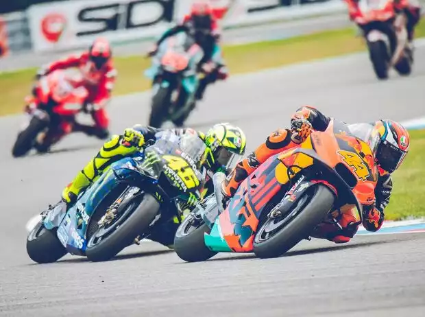 Pol Espargaro, Valentino Rossi Titel-Bild zur News: Pol Espargaro, Valentino Rossi