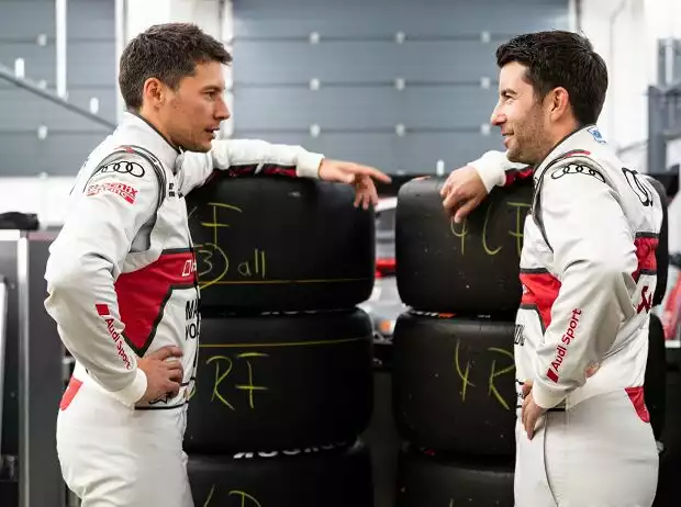 Loic Duval, Mike Rockenfeller Titel-Bild zur News: Loic Duval, Mike Rockenfeller
