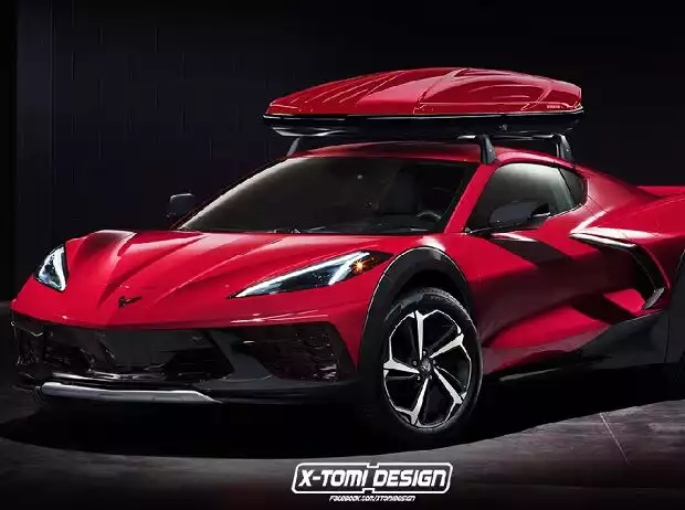 Corvette C8 4x4 Rendering Titel-Bild zur News: Corvette C8 4x4 Rendering