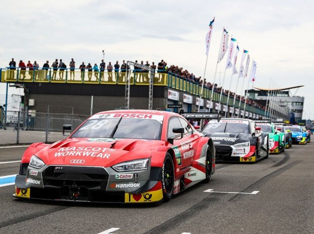 Loic Duval, Mike Rockenfeller Loic Duval, Mike Rockenfeller