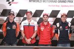 Pol Espargaro (KTM), Jack Miller (Pramac), Andrea Dovizioso (Ducati) und Marc Marquez (Honda) 