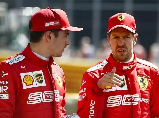Charles Leclerc, Sebastian Vettel Titel-Bild zur News: Charles Leclerc, Sebastian Vettel