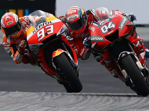 Andrea Dovizioso, Marc Marquez Titel-Bild zur News: Andrea Dovizioso, Marc Marquez