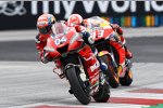 Andrea Dovizioso vor  Marc Marquez 