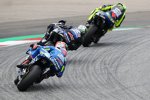 M Valentino Rossi, Maverick Vinales und Alex Rins 