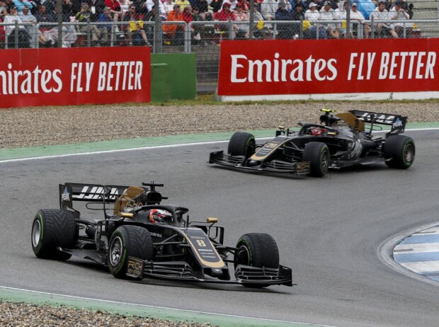 Romain Grosjean, Kevin Magnussen Romain Grosjean, Kevin Magnussen