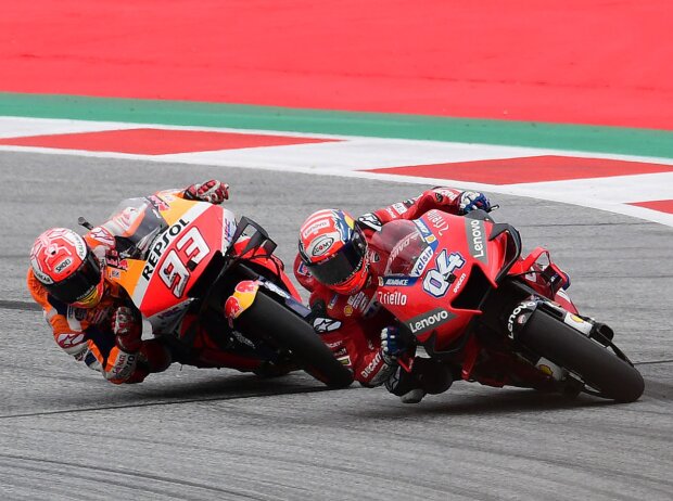 Andrea Dovizioso, Marc Marquez