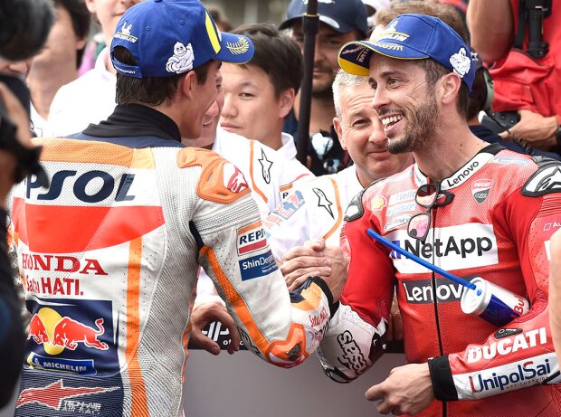 Andrea Dovizioso, Marc Marquez