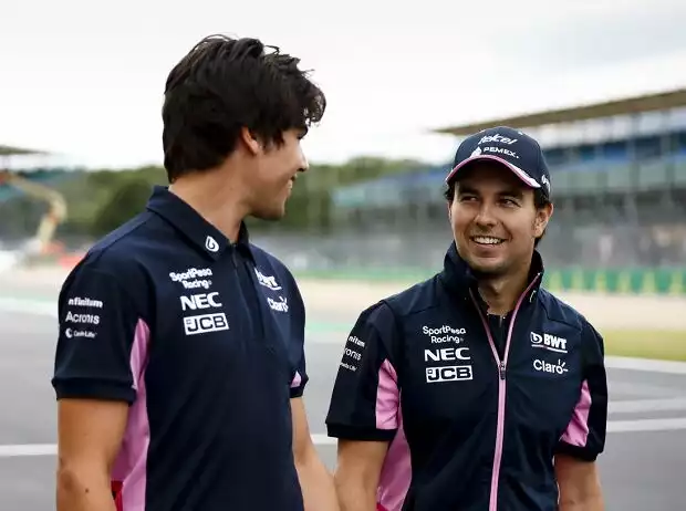 Lance Stroll, Sergio Perez Titel-Bild zur News: Lance Stroll, Sergio Perez