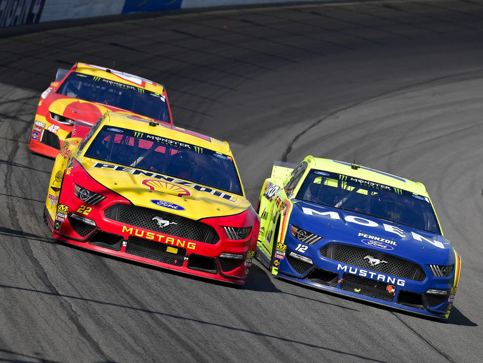 Joey Logano, Ryan Blaney, Kyle Larson