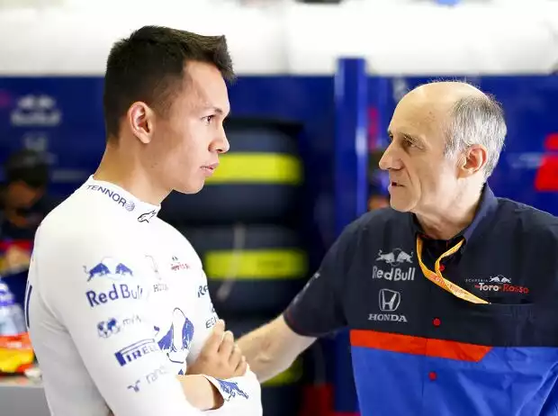 Alexander Albon, Franz Tost Titel-Bild zur News: Alexander Albon, Franz Tost