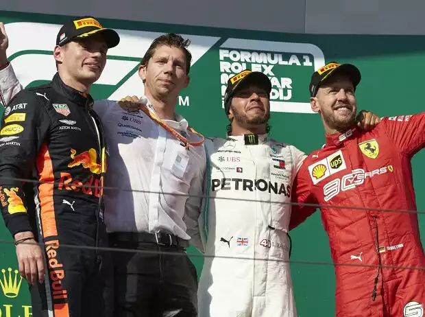 Max Verstappen, Lewis Hamilton, Sebastian Vettel Titel-Bild zur News: Max Verstappen, Lewis Hamilton, Sebastian Vettel
