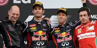 Sebastian Vettel, Mark Webber, Fernando Alonso, Adrian Newey