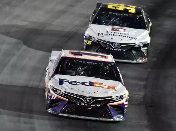 Denny Hamlin, Matt DiBenedetto Titel-Bild zur News: Denny Hamlin, Matt DiBenedetto