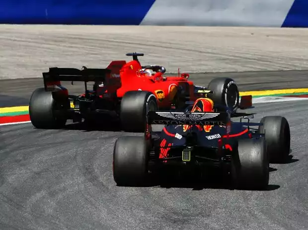 Titel-Bild zur News: Charles Leclerc, Max Verstappen