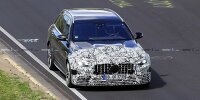 Bild zum Inhalt: Mercedes-AMG E 63 T-Modell (2020) mit neuer Front-/Heckpartie erwischt