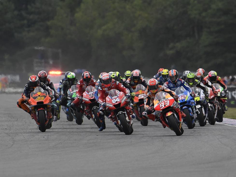 MotoGP Start in Brünn