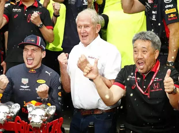 Max Verstappen, Helmut Marko Titel-Bild zur News: Max Verstappen, Helmut Marko