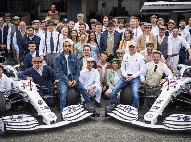 Titel-Bild zur News: Lewis Hamilton, Toto Wolff, Esteban Ocon, Valtteri Bottas, Esteban Gutierrez