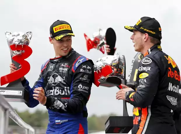Daniil Kwjat, Max Verstappen Titel-Bild zur News: Daniil Kwjat, Max Verstappen