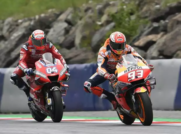 Marc Marquez, Andrea Dovizioso Titel-Bild zur News: Marc Marquez, Andrea Dovizioso