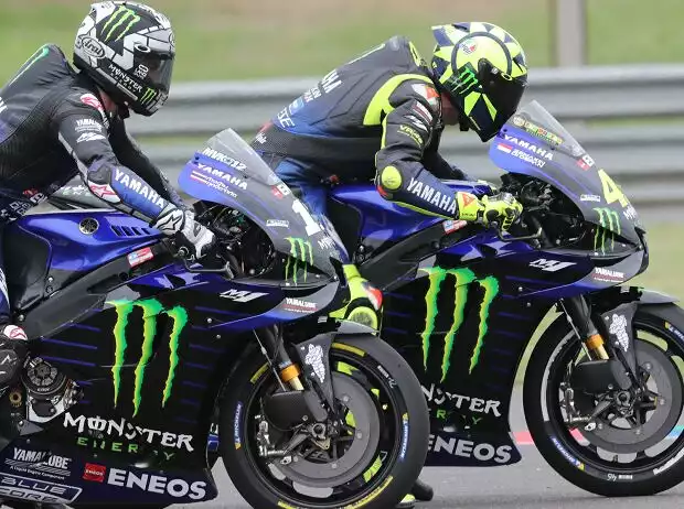 Titel-Bild zur News: Maverick Vinales, Valentino Rossi