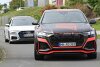 Bild zum Inhalt: Audi RS Q8 (2019) erstmals komplett ungetarnt mit wilden roten Details