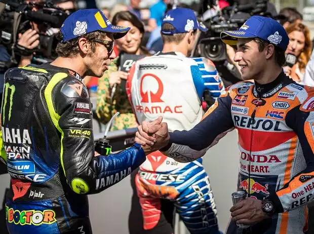 Valentino Rossi, Marc Marquez Titel-Bild zur News: Valentino Rossi, Marc Marquez